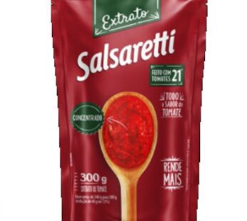 Extrato de Tomate Concentrado Salsaretti Sachê 300g
