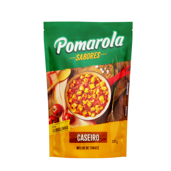 Molho Tomate Pomarola Caseiro Sachê 300g