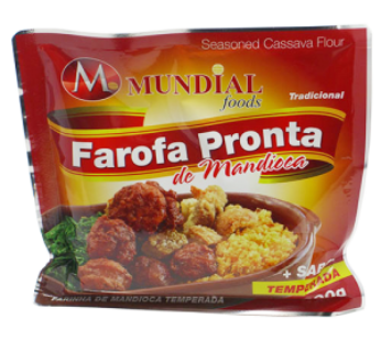 Farofa Pronta de Mandioca Tradicional Mundial Foods 300g