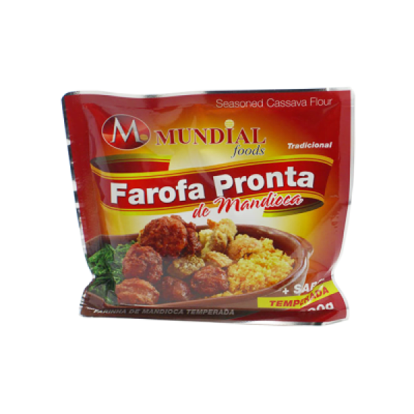Farofa Pronta de Mandioca Mundial Foods 300g