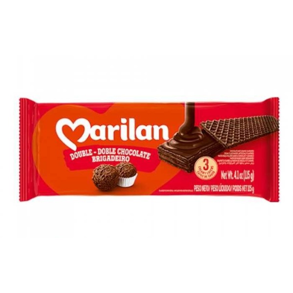 Wafer Double Chocolate Brigadeiro Marilan