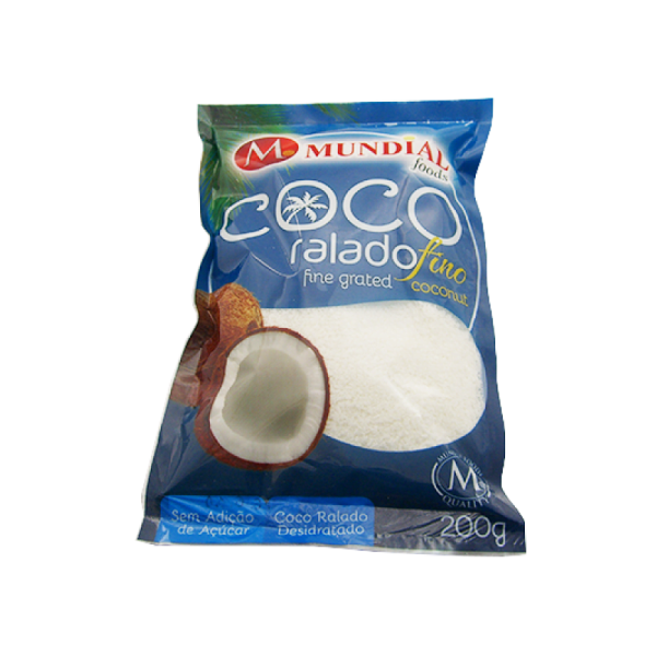 Coco Ralado Fino Mundial Foods 200g