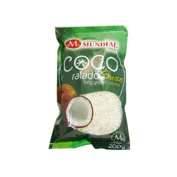 Coco Ralado Grosso Mundial Foods 200g