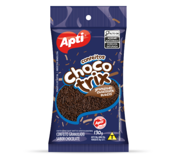 Confeitos Granulado de Chocolate Choco Trix  Apti 130g