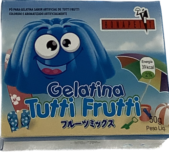 Gelatina Tutti Frutti Bonapetit 50 g