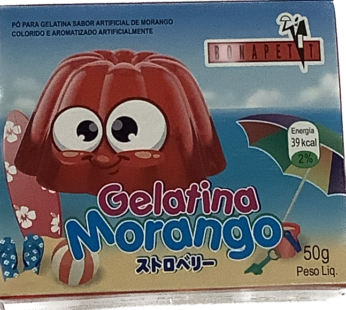 Gelatina Morango Bonapetit 50 g