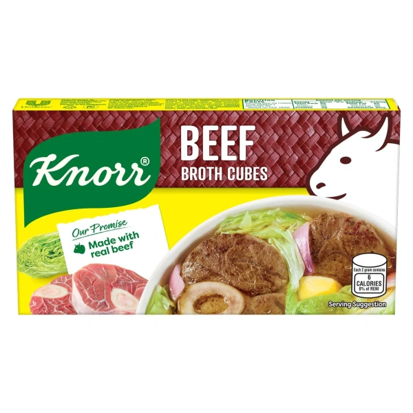 Broth Cubes Beef 60g Knorr