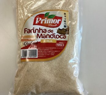 Farinha de mandioca crua primor foods 500g