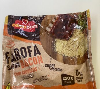 Farofa de milho sabor bacon com croutons 250g caldo bom