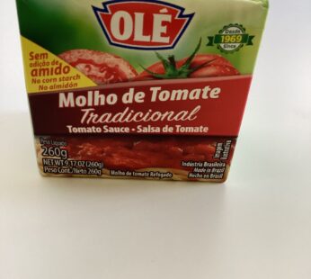 Molho de tomate olé 260g