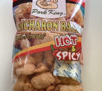 Chicharon balat hot &spicy 60g pork king