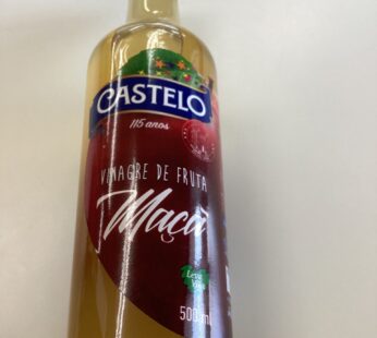 Vinagre de maçã orgânico castelo 500ml