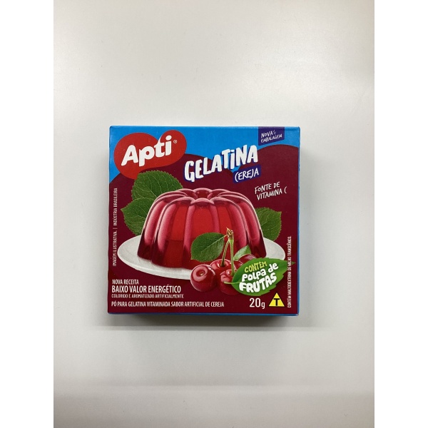 Gelatina cereja 20g Apti