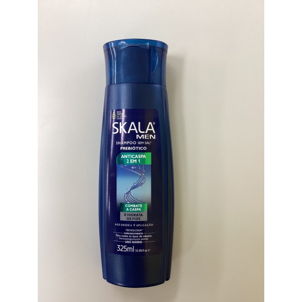 Skala men shampoo sem sal 325ml