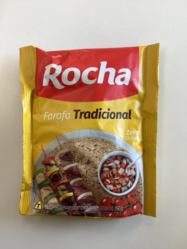 Rocha farofa tradicional zero glúten 250g